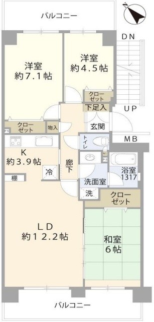 apartment 埼玉県上尾市谷津２丁目２番１号ショーサンプラザ５Ｆ