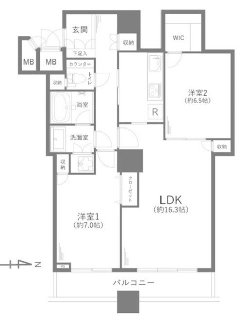 apartment 埼玉県上尾市谷津２丁目２番１号ショーサンプラザ５Ｆ