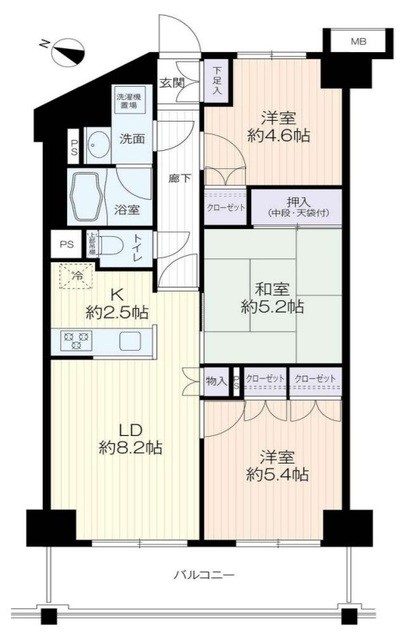 apartment 埼玉県上尾市谷津２丁目２番１号ショーサンプラザ５Ｆ