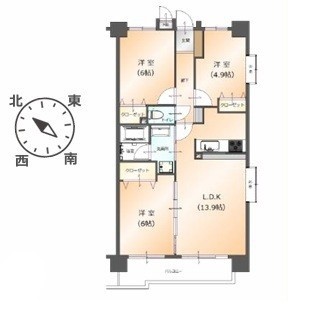 apartment 埼玉県上尾市谷津２丁目２番１号ショーサンプラザ５Ｆ
