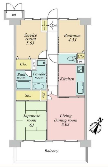apartment 埼玉県上尾市谷津２丁目２番１号ショーサンプラザ５Ｆ