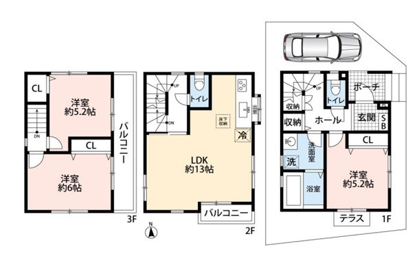 apartment 埼玉県上尾市谷津２丁目２番１号ショーサンプラザ５Ｆ