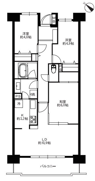 apartment 埼玉県上尾市谷津２丁目２番１号ショーサンプラザ５Ｆ