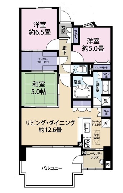 apartment 埼玉県上尾市谷津２丁目２番１号ショーサンプラザ５Ｆ