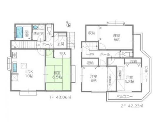 detached 埼玉県所沢市大字久米554-2　新井ビル　1F