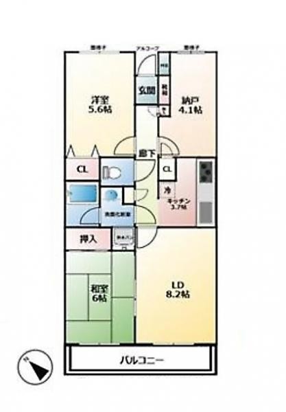 apartment 埼玉県所沢市大字久米554-2　新井ビル　1F