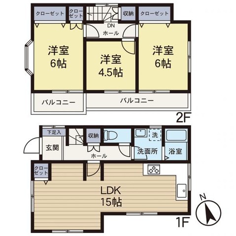 detached 埼玉県所沢市大字久米554-2　新井ビル　1F
