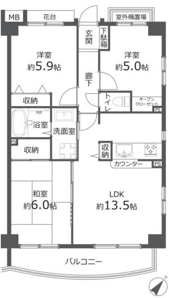 apartment 埼玉県所沢市大字久米554-2　新井ビル　1F