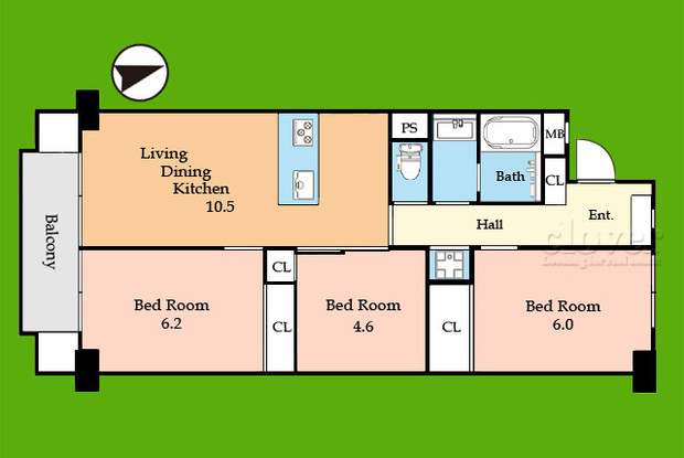 apartment 東京都渋谷区神宮前４丁目11-6　表参道千代田ビル7F