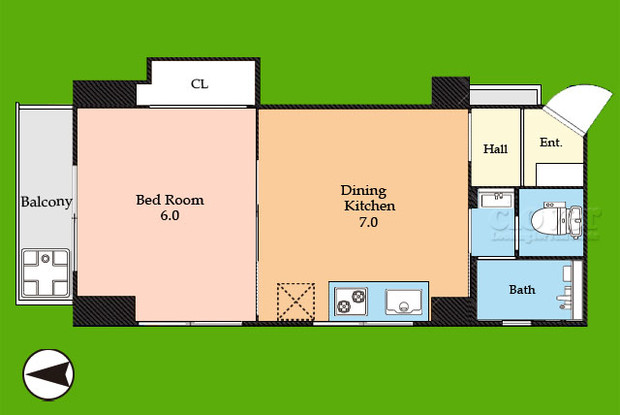 apartment 東京都渋谷区神宮前４丁目11-6　表参道千代田ビル7F