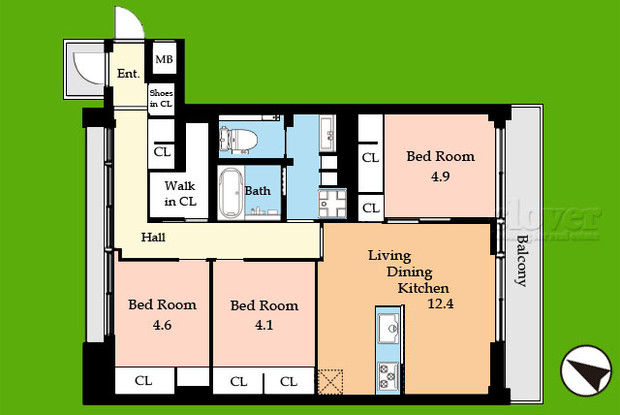 apartment 東京都渋谷区神宮前４丁目11-6　表参道千代田ビル7F