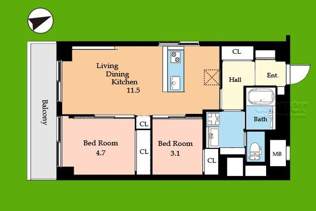 apartment 東京都渋谷区神宮前４丁目11-6　表参道千代田ビル7F