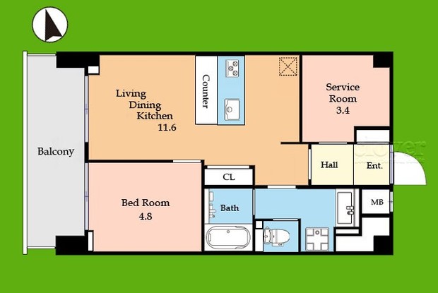 apartment 東京都渋谷区神宮前４丁目11-6　表参道千代田ビル7F