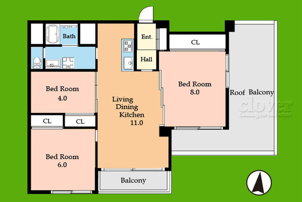 apartment 東京都渋谷区神宮前４丁目11-6　表参道千代田ビル7F