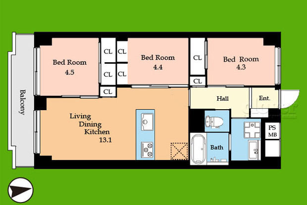 apartment 東京都渋谷区神宮前４丁目11-6　表参道千代田ビル7F