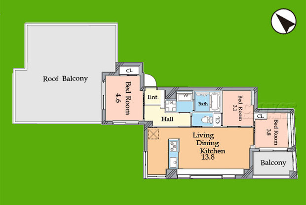 apartment 東京都渋谷区神宮前４丁目11-6　表参道千代田ビル7F