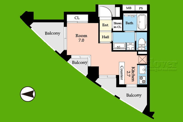 apartment 東京都渋谷区神宮前４丁目11-6　プレファス表参道7F