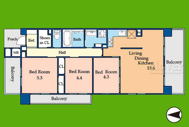 apartment 東京都渋谷区神宮前４丁目11-6　表参道千代田ビル7F