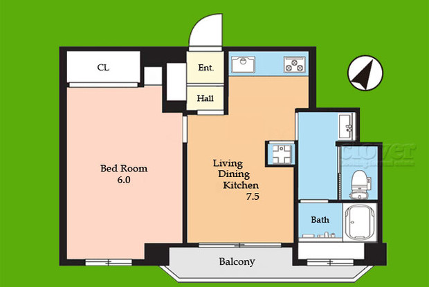 apartment 東京都渋谷区神宮前４丁目11-6　プレファス表参道7F