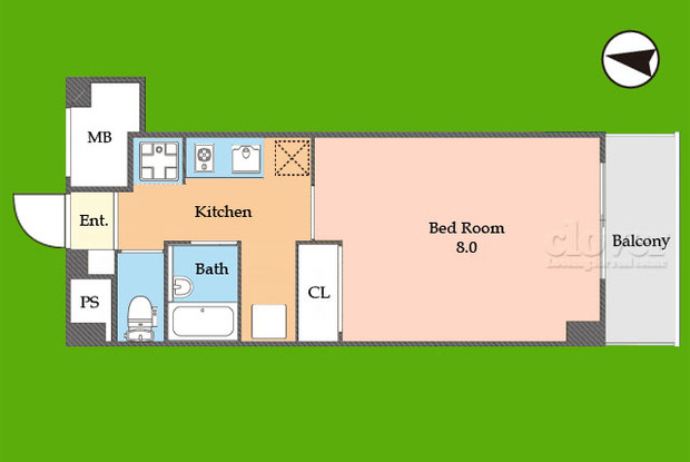 apartment 東京都渋谷区神宮前４丁目11-6　プレファス表参道7F