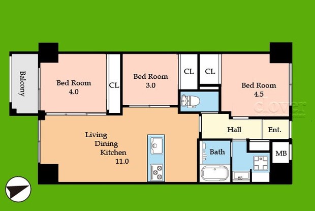 apartment 東京都渋谷区神宮前４丁目11-6　プレファス表参道7F