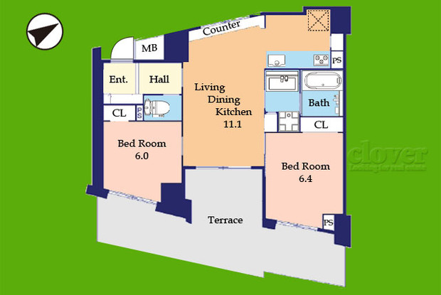 apartment 東京都渋谷区神宮前４丁目11-6　プレファス表参道7F
