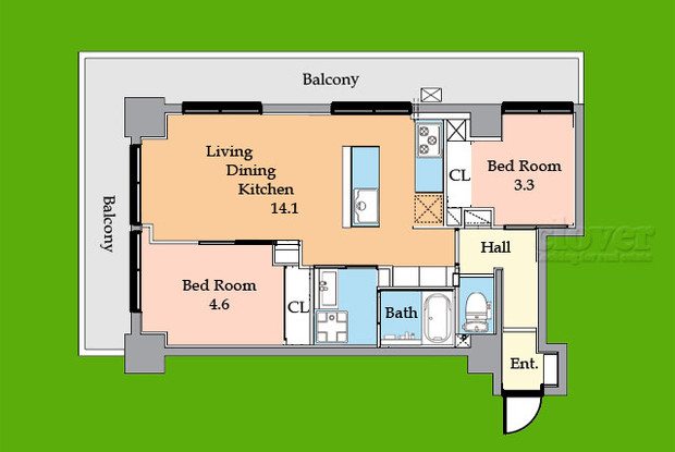 apartment 東京都渋谷区神宮前４丁目11-6　プレファス表参道7F