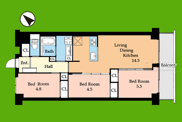 apartment 東京都渋谷区神宮前４丁目11-6　プレファス表参道7F