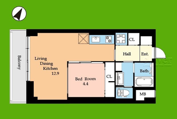 apartment 東京都渋谷区神宮前４丁目11-6　プレファス表参道7F