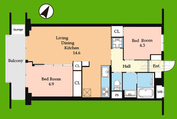 apartment 東京都渋谷区神宮前４丁目11-6　プレファス表参道7F