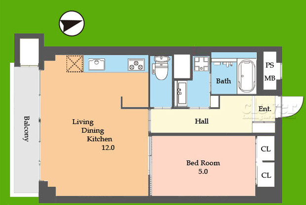 apartment 東京都渋谷区神宮前４丁目11-6　プレファス表参道7F