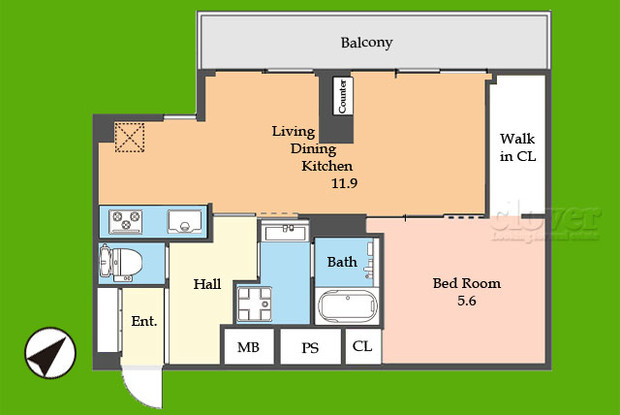 apartment 東京都渋谷区神宮前４丁目11-6　プレファス表参道7F