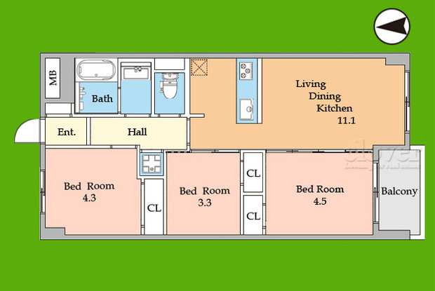 apartment 東京都渋谷区神宮前４丁目11-6　プレファス表参道7F
