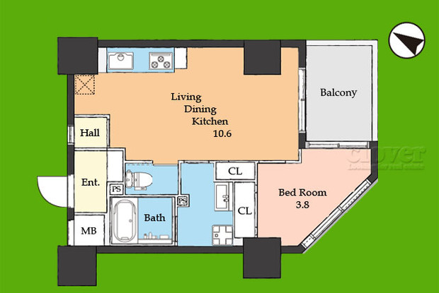 apartment 東京都渋谷区神宮前４丁目11-6　プレファス表参道7F