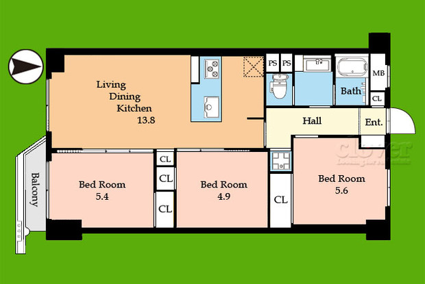 apartment 東京都渋谷区神宮前４丁目11-6　プレファス表参道7F