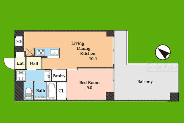 apartment 東京都渋谷区神宮前４丁目11-6　プレファス表参道7F
