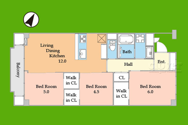 apartment 東京都渋谷区神宮前４丁目11-6　プレファス表参道7F