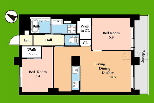 apartment 東京都渋谷区神宮前４丁目11-6　プレファス表参道7F