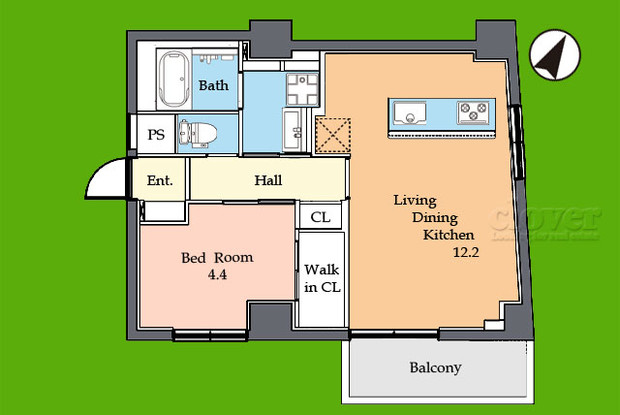 apartment 東京都渋谷区神宮前４丁目11-6　プレファス表参道7F