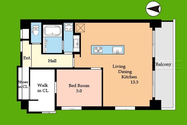 apartment 東京都渋谷区神宮前４丁目11-6　プレファス表参道7F