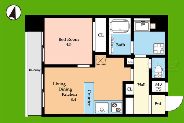apartment 東京都渋谷区神宮前４丁目11-6　プレファス表参道7F