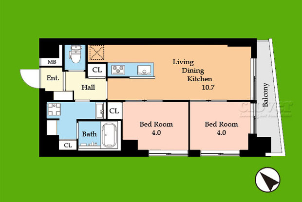apartment 東京都渋谷区神宮前４丁目11-6　プレファス表参道7F