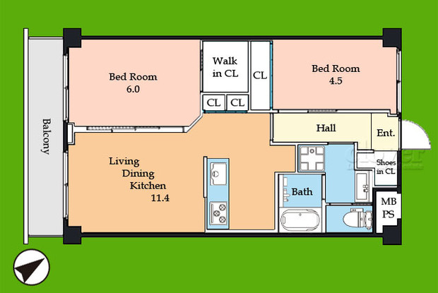 apartment 東京都渋谷区神宮前４丁目11-6　プレファス表参道7F