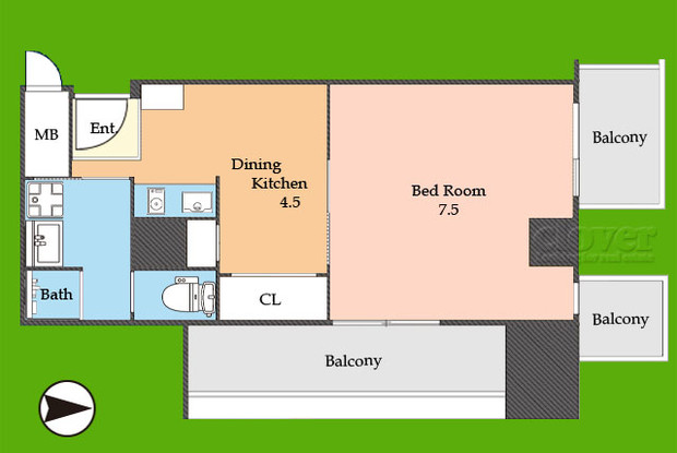 apartment 東京都渋谷区神宮前４丁目11-6　プレファス表参道7F