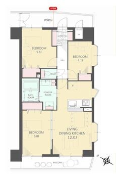 apartment 東京都立川市錦町２丁目6-2 ステラNKビル1F