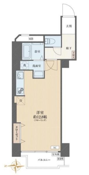 apartment 東京都荒川区西日暮里２丁目39-7　ＧＳハイム日暮里101