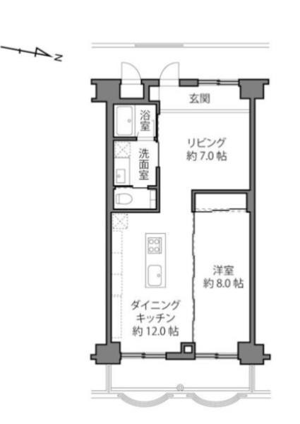 apartment 東京都荒川区西日暮里２丁目39-7　ＧＳハイム日暮里101