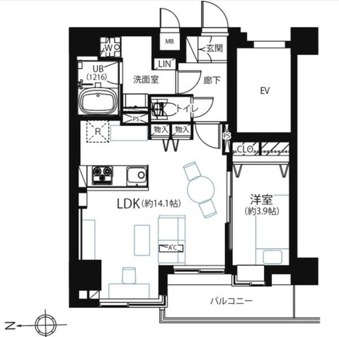 apartment 東京都荒川区西日暮里２丁目39-7　ＧＳハイム日暮里101