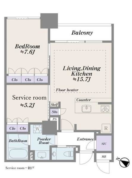 apartment 東京都荒川区西日暮里２丁目39-7　ＧＳハイム日暮里101