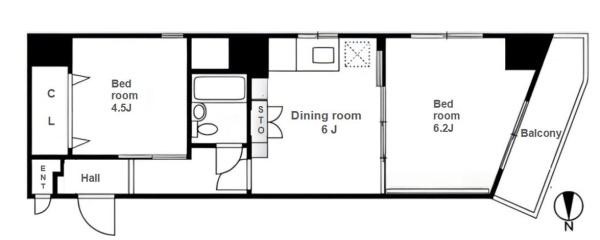apartment 東京都荒川区西日暮里２丁目39-7　ＧＳハイム日暮里101